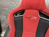 2017-2021 FK8 Honda Civic Type R Front Bucket Seats / Red Suede / Pair /   TR106