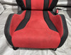 2017-2021 FK8 Honda Civic Type R Front Bucket Seats / Red Suede / Pair /   TR106