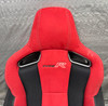 2017-2021 FK8 Honda Civic Type R Front Bucket Seats / Red Suede / Pair /   TR106
