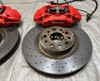 2017-2021 FK8 Honda Civic Type R OEM Front Brembo Brake Calipers w/ Rotors / Pair / Red /   TR106