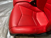 2020-2025 Chevrolet C8 Corvette 1LT Adrenaline Red Leather GT1 Seats / Pair / C8001