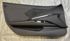 2020-2024 Chevrolet C8 Corvette Stingray 1LT Interior Door Panels / Pair / Black / Red Stitching /   C8001