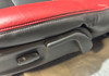 2005-2013 Chevrolet Corvette C6 Z06 Black & Red Leather Power Seats w/ Memory / Pair  /   C6022