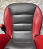 2005-2013 Chevrolet Corvette C6 Z06 Black & Red Leather Power Seats w/ Memory / Pair  /   C6022