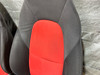 2004-2005 Mazdaspeed Miata OEM Black Cloth Seats w/ Red Suede / Pair *DAMAGE* NB267