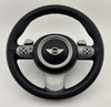2003-2006 Mini Cooper 3 Spoke Leather Steering Wheel w/ Airbag / Automatic /   R1032