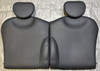 2005-2006 Mini Cooper R53 Hatchback Black Leatherette Rear Seat Set /   R1032