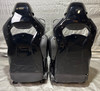 2020-2025 Chevrolet C8 Corvette Stingray GT2 Bucket Seats / Pair / Black Leather / Suede *DAMAGE* /   C8002