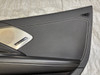 2020-2024 Chevrolet C8 Corvette Stingray 2LT Interior Door Panels / Pair / Black w/ Carbon Fiber /   C8002