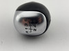2017-2020 Fiat 124 Spider Abarth 6 Speed Manual Shift Knob w/ Boot / Saddle Brown /   FD028