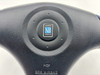 1999 Mazda Miata 10th Anniversary 10AE Blue Leather Steering Wheel w/ Air Bag /   NB269