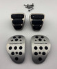 2005-2012 Porsche 987 Boxster Cayman Aluminum Pedal Trim Set / USED / Manual /   BC033