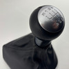 2005-2012 Porsche 987 Boxster Cayman / 997 911 Black Leather Shift Knob / 6 Speed /   BC033