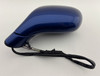 2001-2004 Chevrolet C5 Corvette Driver Power Mirror w/ Auto Dim / Memory *DAMAGE* / Electron Blue Metallic  C5032