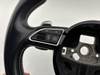 2015-2016 Audi S3 Black Leather Flat Bottom Steering Wheel w/ Paddle Shifters /   S3108