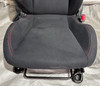 2013-2016 Scion FRS / Subaru BRZ Front Seats / Black Cloth w/ Red Inserts / Pair  /   FB051