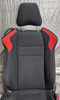 2013-2016 Scion FRS / Subaru BRZ Front Seats / Black Cloth w/ Red Inserts / Pair  /   FB051