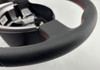 2013-2016 Scion FRS Black Leather Steering Wheel w/ Trim / Manual / Red Stitching /   FB051