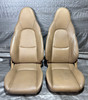 2001-2005 Mazda Miata Tan Leather Seats / Pair  /   NB268