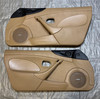 2001-2005 Mazda Miata Interior Door Panels / Pair / Tan  /   NB268