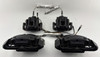 2008-2013 E90 E92 BMW M3 OEM Brake Calipers w/ Stainless Hoses / Set of 4 / Black / 109K E9M06