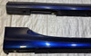 2009-2015 Mazda Mx5 Miata Side Skirt Rocker Panels / Pair  / Stormy Blue Mica  NC106