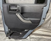 2011-2018 Jeep Wrangler JK Unlimited 4DR Passenger Rear Door / Anvil Clear Coat  JK017
