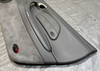 1999-2004 Porsche 996 911 Graphite Gray Full Leather Interior Door Panels / Pair /   P6019