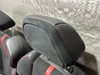 2022-2023 Subaru BRZ Limited Black Leather / Ultrasuede Front Seats w/ Red Stitching / Pair / FB209