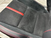 2022-2023 Subaru BRZ Limited Black Leather / Ultrasuede Front Seats w/ Red Stitching / Pair / FB209