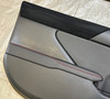 2022-2023 Subaru BRZ Limited Interior Door Panels / Black Leather / Red Stitching /   FB209