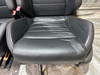 2015-2017 Volkswagen MK7 GTI 4DR Autobahn Black Leather Front Seats / Pair / Red Stitching / M7010