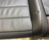 2015-2017 Volkswagen MK7 GTI 4DR Autobahn Black Leather Rear Seat Set / Red Stitching /   M7010