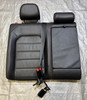 2015-2017 Volkswagen MK7 GTI 4DR Autobahn Black Leather Rear Seat Set / Red Stitching /   M7010