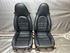 1998-2004 Porsche 986 Boxster 2-Way Power Seats / Black Leather / Pair / BX070