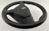 1997-2004 Porsche 986 Boxster / 996 911 Black Leather 3 Spoke Steering Wheel w/ Airbag / Manual /   BX070