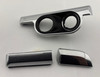 2013-2016 Porsche 981 Boxster Cayman OEM Silver Dash Trim Strips / Set of 3 /   BC206