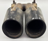 2013-2016 Porsche 981 Boxster S / Cayman S OEM Dual Exhaust Tip / 98111196100 /   BC206