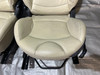 2009-2015 Mini Cooper R57 Convertible Polar Beige Leather Front Seats / Pair / R2033