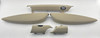 2011-2015 Mini Cooper R55 R56 R57 Interior Trim Panel Set / Armrests / Polar Beige /   R2033