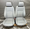 2008-2013 BMW 128i 135i Convertible Front Sport Seats / Pair / Gray Boston Leather / B1013