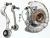2008-2013 BMW 135i Passenger Front Knee Spindle Hub & Control Arms / 70K B1013