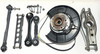2008-2013 BMW 135i Passenger Rear Knee Spindle Wheel Hub & Control Arms / 70K B1013