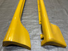 1999-2005 Mazda Miata Large Tupperware Side Skirts & Mud Flaps / Blazing Yellow  NB265