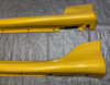 1999-2005 Mazda Miata Large Tupperware Side Skirts & Mud Flaps / Blazing Yellow  NB265