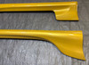 1999-2005 Mazda Miata Large Tupperware Side Skirts & Mud Flaps / Blazing Yellow  NB265