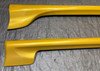 1999-2005 Mazda Miata Large Tupperware Side Skirts & Mud Flaps / Blazing Yellow  NB265