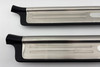 1999-2005 Mazda Miata Brushed Aluminum Door Sills Trim Panels / Pair / Black /   NB265