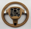 2009-2012 Porsche 987 Boxster / Cayman / 997 911 Sand Beige Leather Sport Steering Wheel / PDK /   BC036