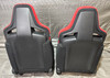 2017-2021 FK8 Honda Civic Type R Front Bucket Seats / Red Suede / Pair /   TR107